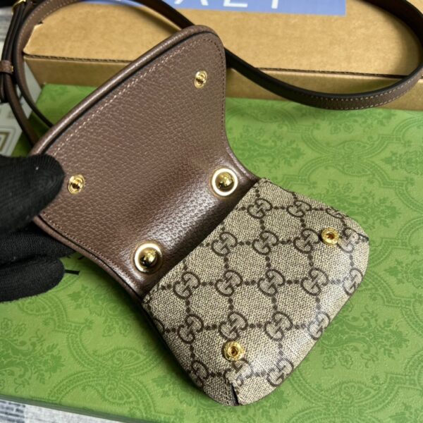 1:1 Replica Gucci Blondie Card Case Wallet Beige For Women, Women's Bags 4.5in/12cm GG‎ ‎698635 K9GSG 8358