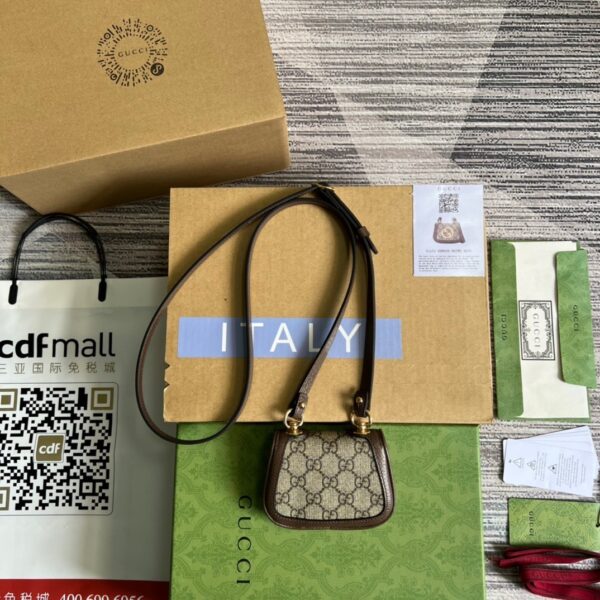1:1 Replica Gucci Blondie Card Case Wallet Beige For Women, Women's Bags 4.5in/12cm GG‎ ‎698635 K9GSG 8358