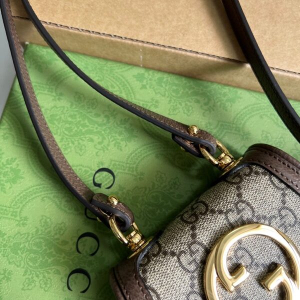 1:1 Replica Gucci Blondie Card Case Wallet Beige For Women, Women's Bags 4.5in/12cm GG‎ ‎698635 K9GSG 8358