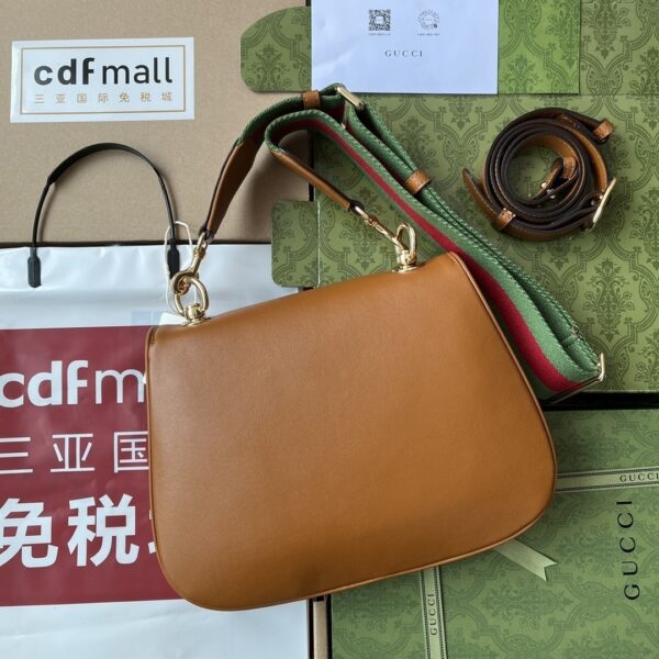 1:1 Replica Gucci Blondie Mini Bag Brown For Women, Women's Bags 11.4in/29cm GG