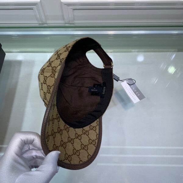 Gucci Canvas Baseball Hat Brown GG Hat