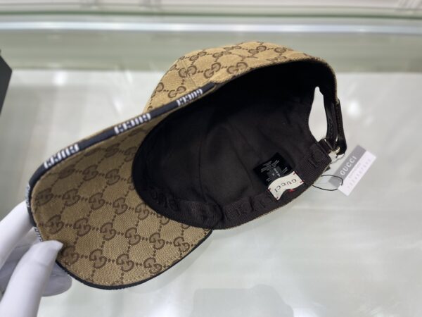 Gucci Canvas Baseball Hat Brown GG Hat