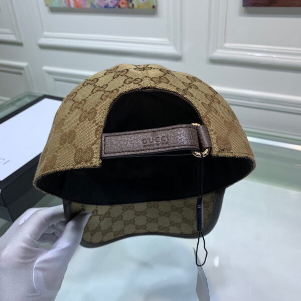 Gucci Canvas Baseball Hat Brown GG Hat