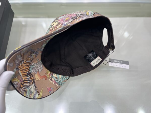 Gucci Canvas Baseball Hat Tiger Colorful GG Hat