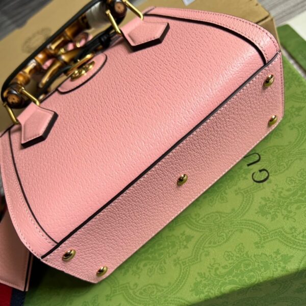 1:1 Replica Gucci Diana Mini Tote Bag Pink For Women, Women's Bags 7.9in/20cm GG ‎702732 U3ZDT 5479