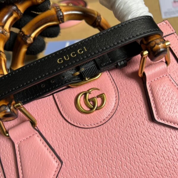 1:1 Replica Gucci Diana Mini Tote Bag Pink For Women, Women's Bags 7.9in/20cm GG ‎702732 U3ZDT 5479