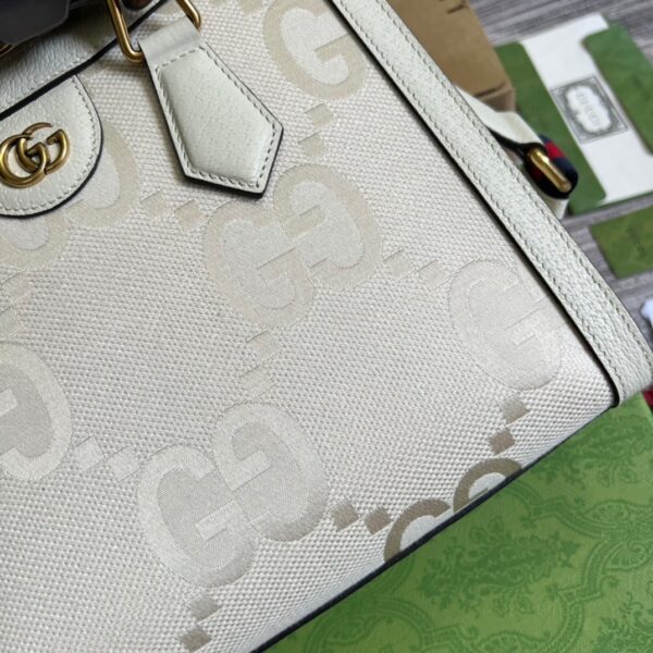 1:1 Replica Gucci Diana Small GG Tote Bag White For Women, Women's Bags 11in/27cm GG