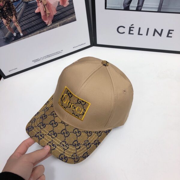 Gucci GG Baseball Hat Beige GG Hat