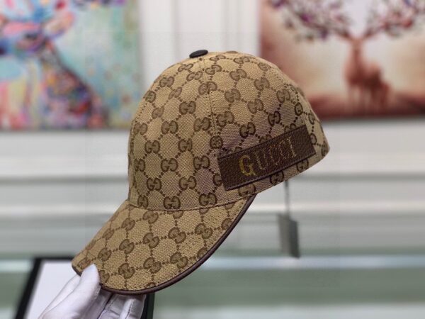 Gucci GG Baseball Hat Beige GG Hat