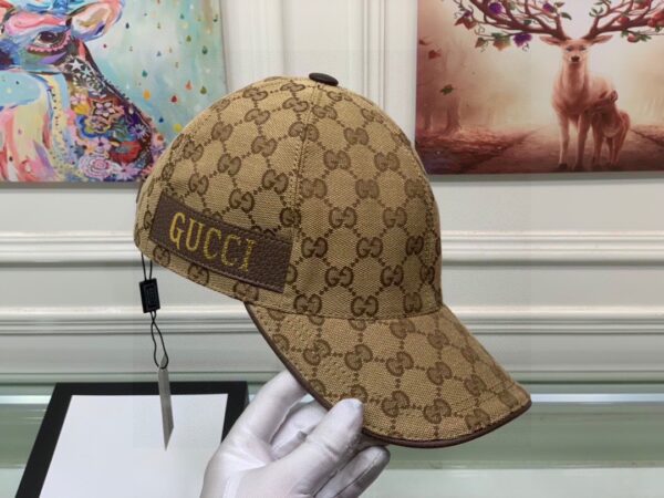 Gucci GG Baseball Hat Beige GG Hat