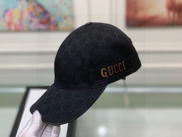 Gucci GG Baseball Hat Black GG Hat