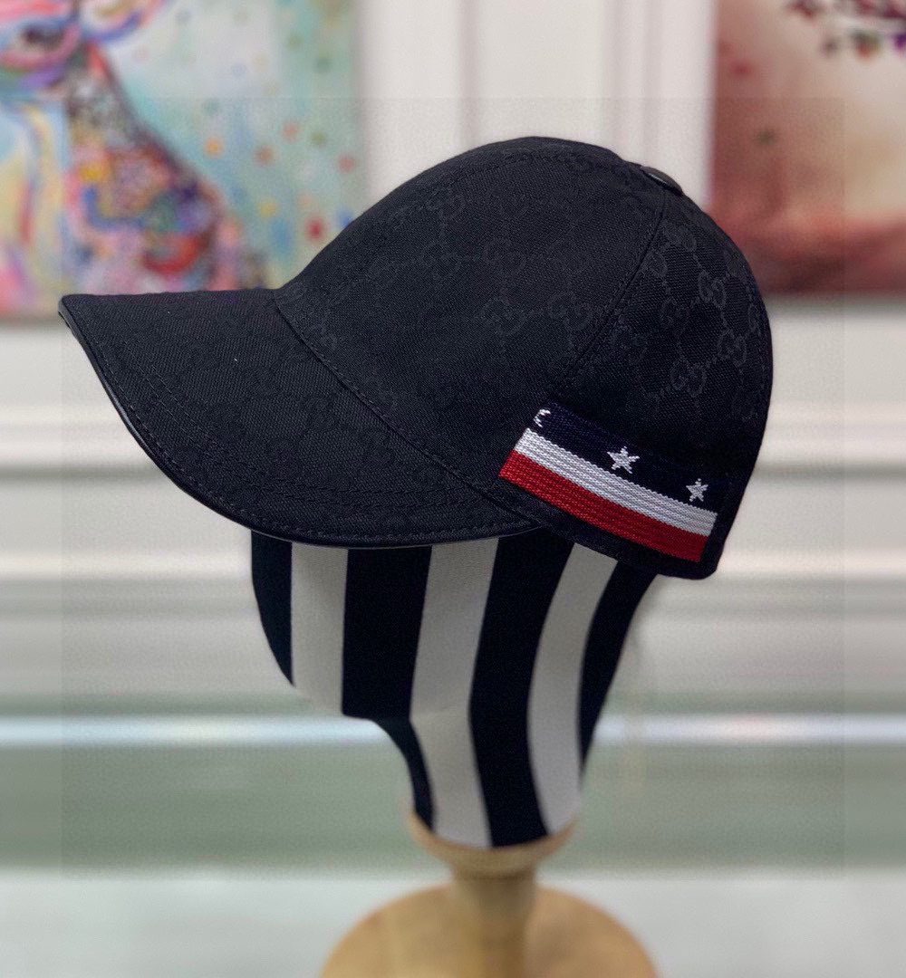 Gucci GG Baseball Hat Black GG Hat