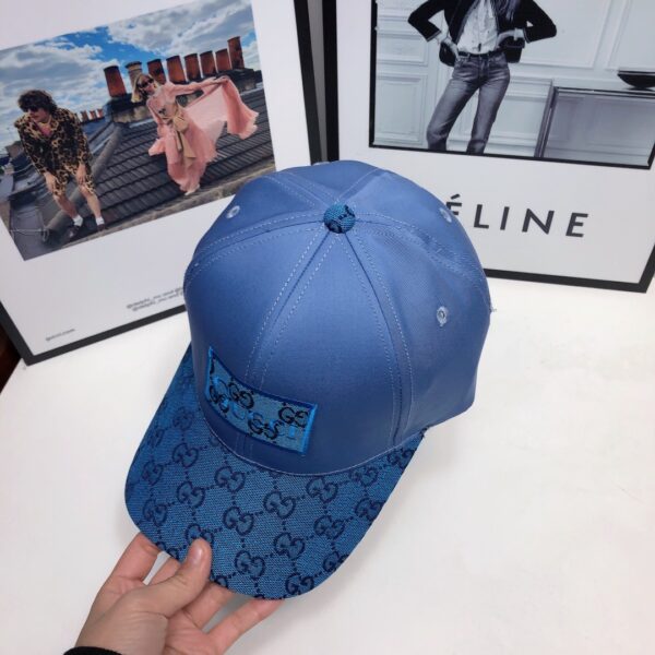 Gucci GG Baseball Hat Blue GG Hat