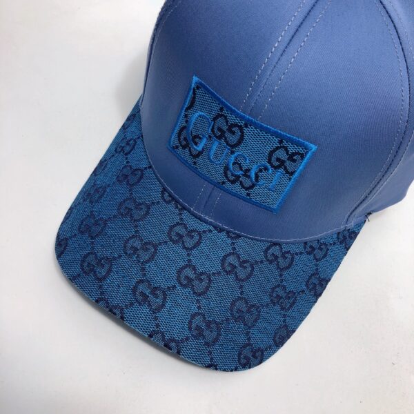 Gucci GG Baseball Hat Blue GG Hat
