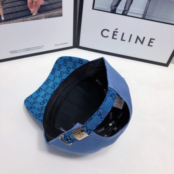 Gucci GG Baseball Hat Blue GG Hat