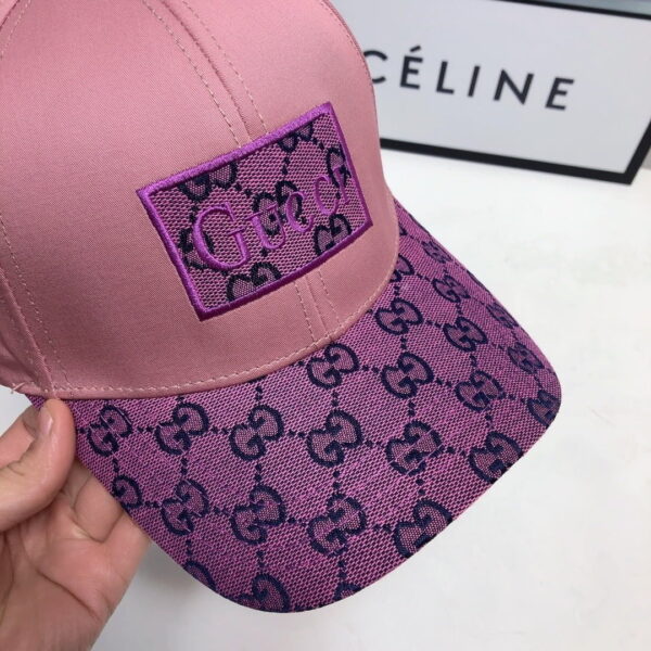 Gucci GG Baseball Hat Pink GG Hat