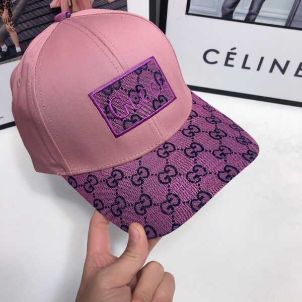 Gucci GG Baseball Hat Pink GG Hat