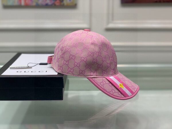 Gucci GG Baseball Hat Pink GG Hat