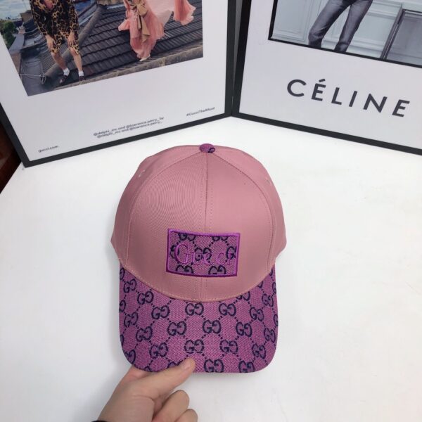 Gucci GG Baseball Hat Pink GG Hat