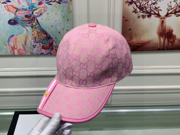 Gucci GG Baseball Hat Pink GG Hat