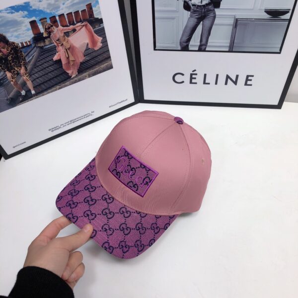 Gucci GG Baseball Hat Pink GG Hat