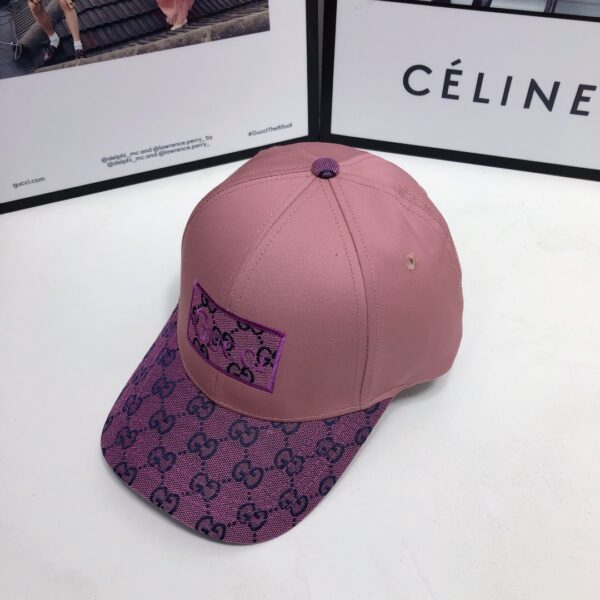 Gucci GG Baseball Hat Pink GG Hat