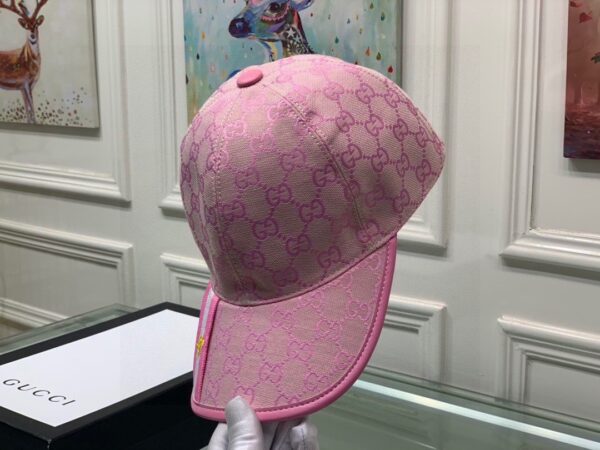 Gucci GG Baseball Hat Pink GG Hat