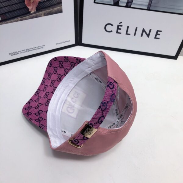 Gucci GG Baseball Hat Pink GG Hat