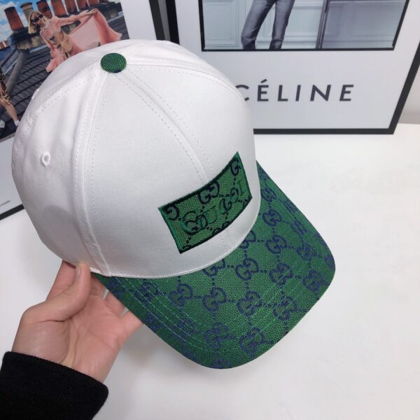 Gucci GG Baseball Hat White GG Hat