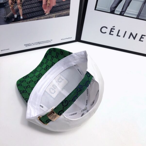 Gucci GG Baseball Hat White GG Hat