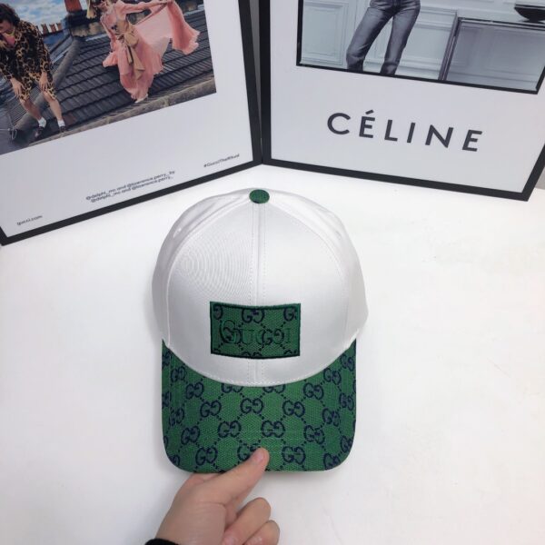 Gucci GG Baseball Hat White GG Hat