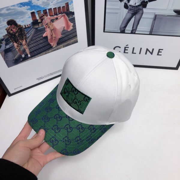 Gucci GG Baseball Hat White GG Hat