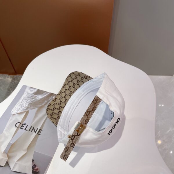 Gucci GG Baseball Hat White GG Hat