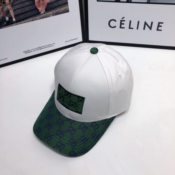 Gucci GG Baseball Hat White GG Hat