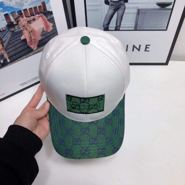 Gucci GG Baseball Hat White GG Hat