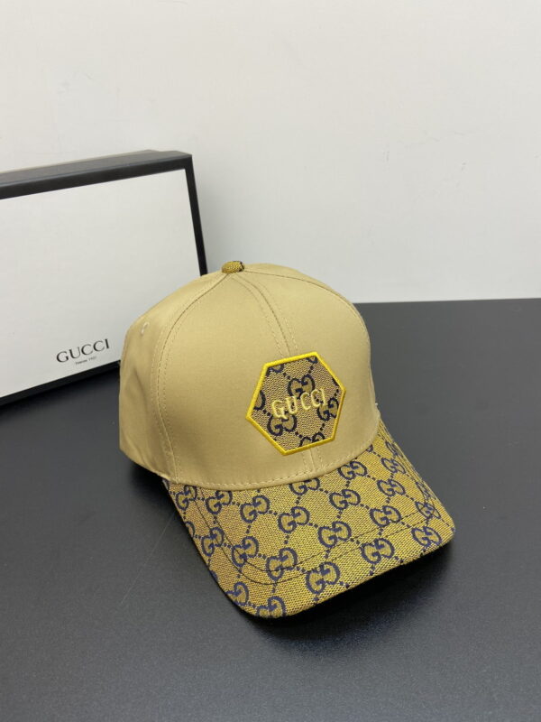 Gucci GG Baseball Hat Yellow GG Hat
