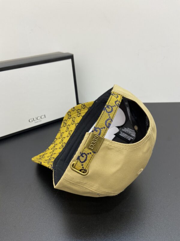 Gucci GG Baseball Hat Yellow GG Hat