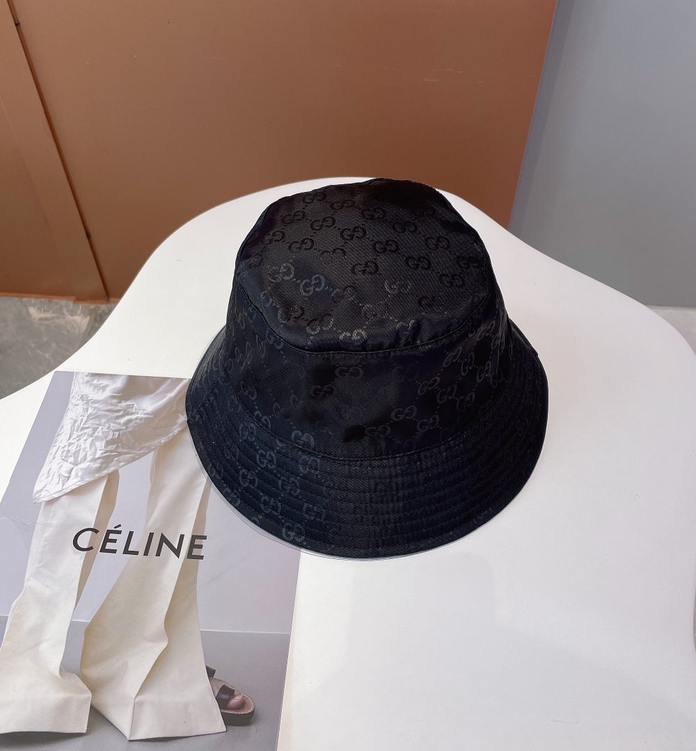 Gucci GG Bucket Hat Black GG Hat