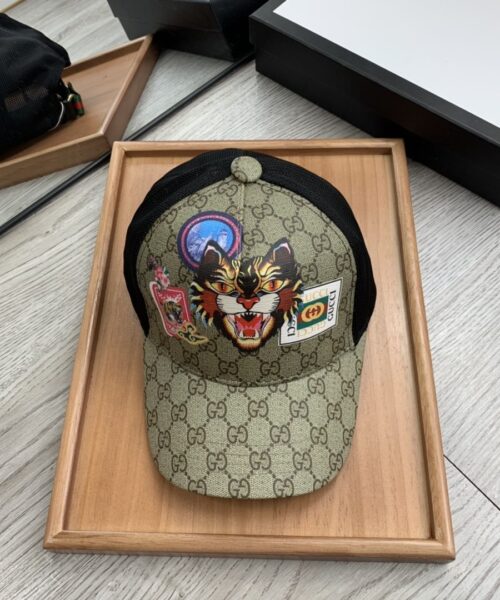 Gucci GG Canvas Baseball Cap Beige