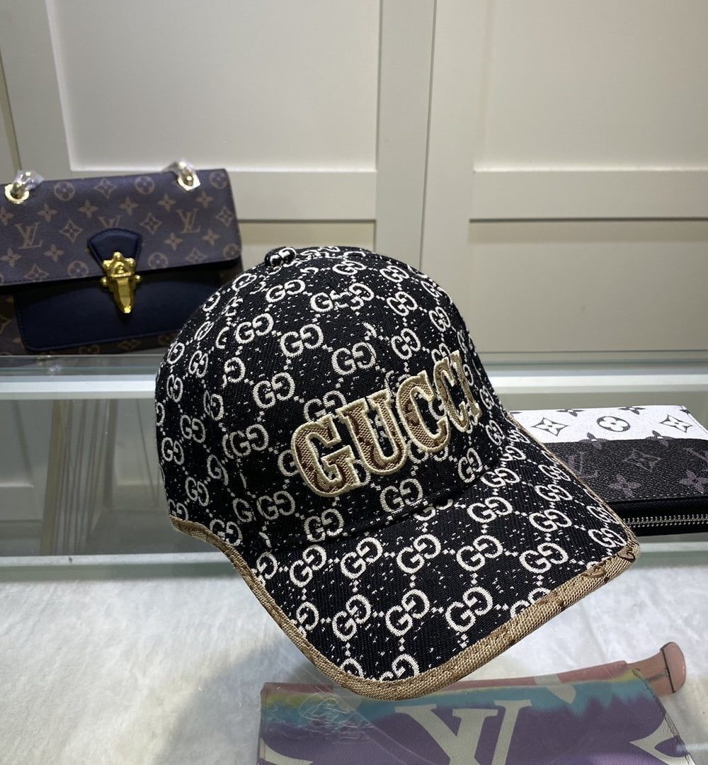 Gucci GG Canvas Baseball Cap Black
