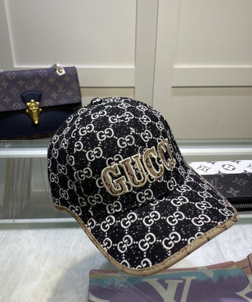Gucci GG Canvas Baseball Cap Black