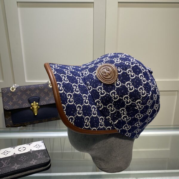 Gucci GG Canvas Baseball Cap Blue