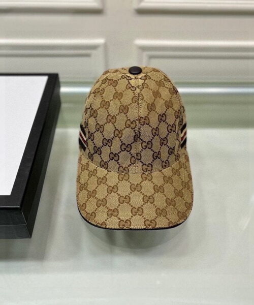 Gucci GG Canvas Baseball Cap Brown