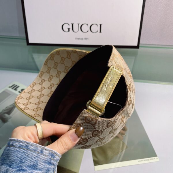 Gucci GG Canvas Baseball Cap Brown