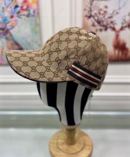 Gucci GG Canvas Baseball Cap Brown