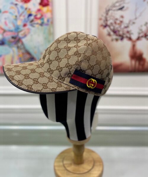 Gucci GG Canvas Baseball Cap Brown