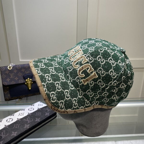 Gucci GG Canvas Baseball Cap Green