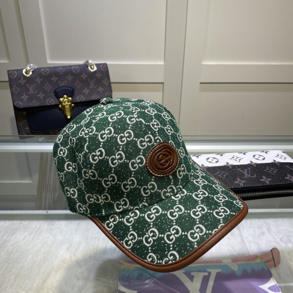 Gucci GG Canvas Baseball Cap Green