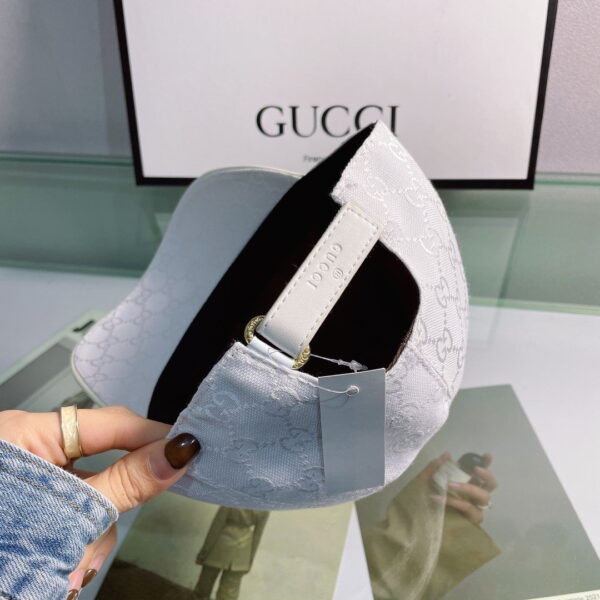 Gucci GG Canvas Baseball Cap White