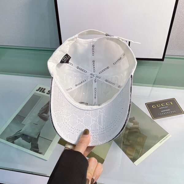 Gucci GG Canvas Baseball Cap White